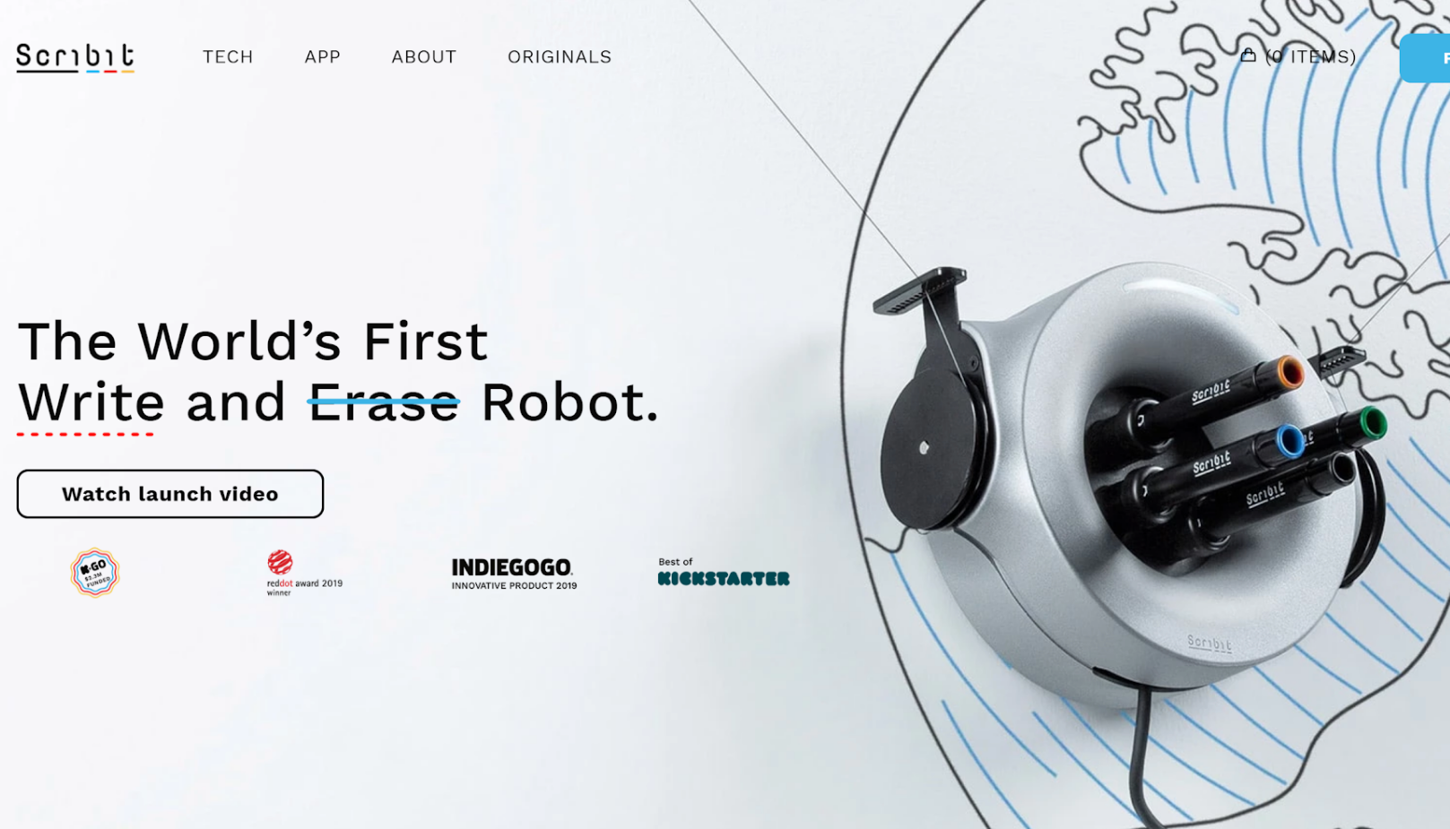 Scribit website